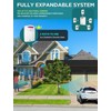 1byone Driveway Alarm Wireless Outside, 1 Receiver 2 Infrared Sensors