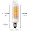 E11 LED Bulb JD e11 T4 Mini Candelabra Base 8W