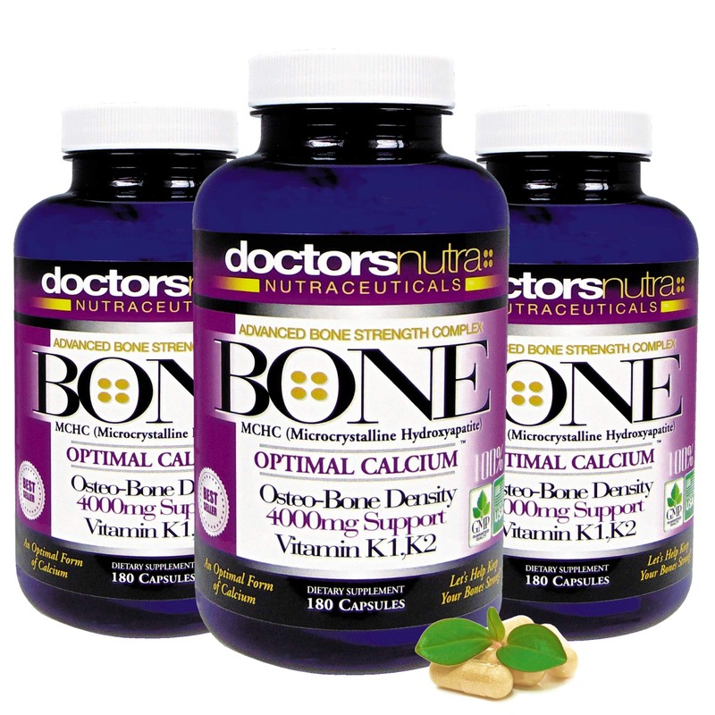 Doctors Nutra Nutraceuticals Calcium 1000 Milligrams with 4000 Milligrams MCHC