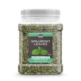 Birch & Meadow 10 oz of Spearmint Leaves, Fresh Minty Taste, Pesto & Lemonade