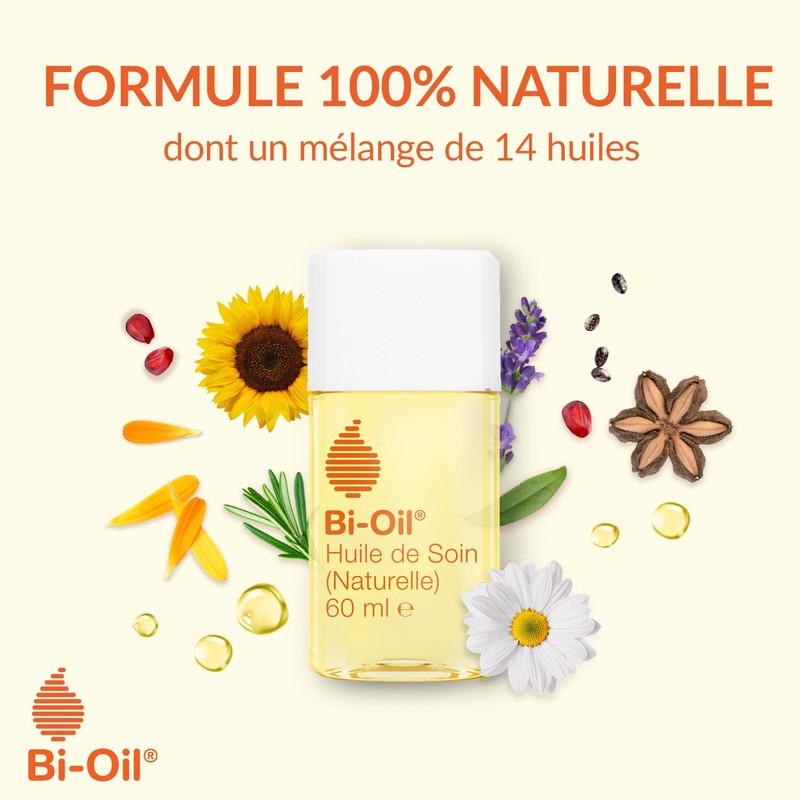 Bi-Oil Natural Care Oil - Specialized Care for Stretch Marks,