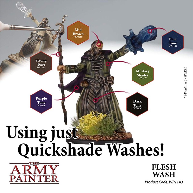 The Army Painter Flesh Wash - Quickshade Wash - Non-Toxic