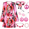 Antsparty Pack of 5 hippie costume for women, 60s 70s