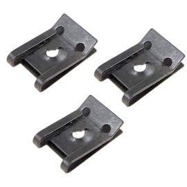 KarParts360 Clip Nut | Steel | 10 by 13/32 inches Callout Size | Black | U-Style Grade | Open End Design