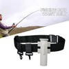 Fishing Rod Belt with Movable Ring Adjustable Fishing Fighting Belt