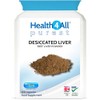 Desiccated Beef Liver 750mg x 120 Capsules, Natural Vitality Supplement