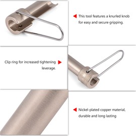 Wrench Sleeve Removal Tool for RG6 RG59 RG11 Coaxial Cable - Compact and CATV SecurityF Connector Remove Tool