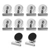 Magnetic Clips, 10 Pcs Strong Fridge Magnet Clips Whiteboard Magnet