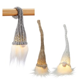 LED Christmas Gnome – Set of 3 – Christmas Decoration Illuminated for Hanging