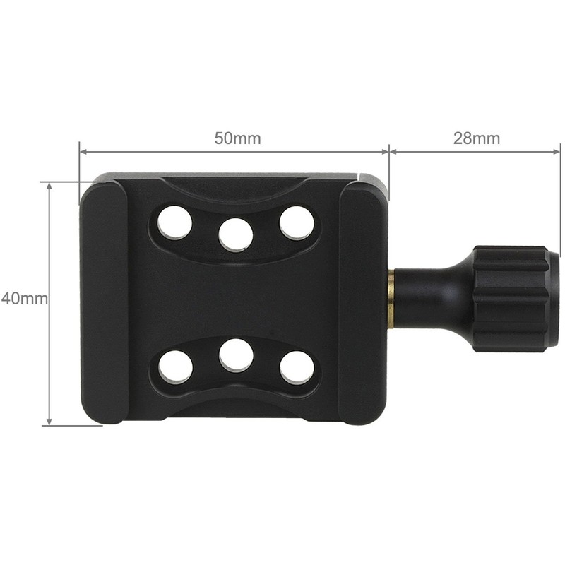 Haoge CP-20 Screw Knob Quick Release Arca-type Clamp Adapter Mount