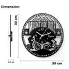 Instant Karma Clocks Wall Clock Mountain Bike Bicycle Hiking Biker