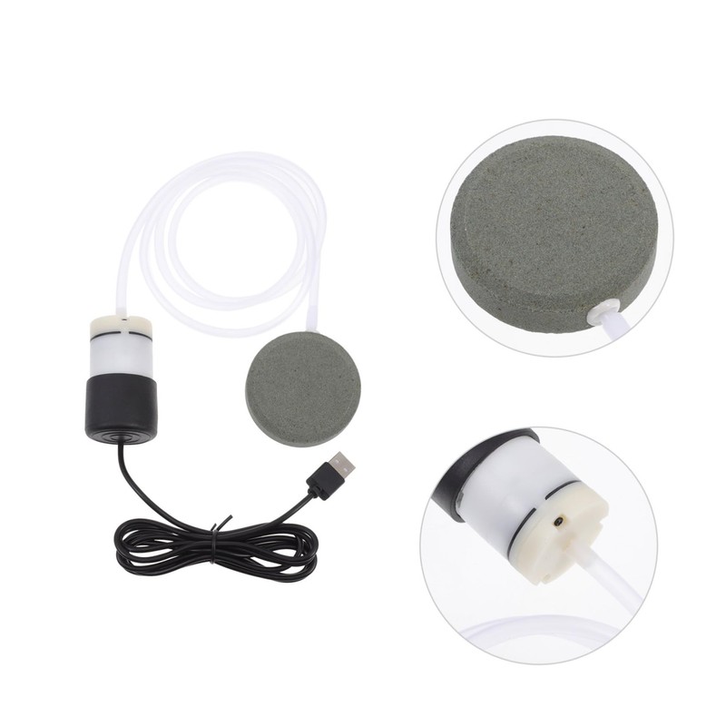 Kisangel 2 Sets Mini Aquarium Air Pump Oxygen Pump for