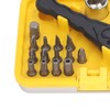 20Pcs Socket Wrench Screwdriver Set Ratchet Bit Tool Box Multifunctional