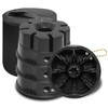 4 Pack 6'' Trailer Jack Blocks with Storage Bag, 20,000