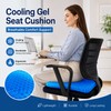 Gel Seat Cushion for Chair Comfort – Breathable Honeycomb Cooling