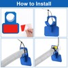 RUNEAY Pool Hose Holder, Pack of 2, Plastic Kink Protection,