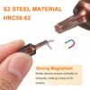 sourcing map 7pcs T20/T25/T30/T40/T45/T50/T55 Torx Screwdriver Bit 10mm Hex Shank
