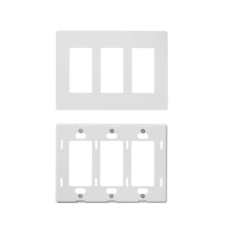 Faith SWP3-WH-01 Screwless Wall Plate Child Safe Outlet Covers, 4.68"