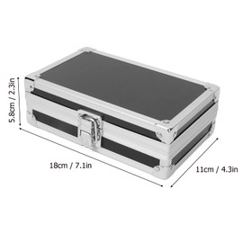 Sluffs Tattoo Machine Storage Box,Travel Makeup Bag,Make Up Organizers and Storage,Aluminum Portable Multifunctional Case for Makeup Tools