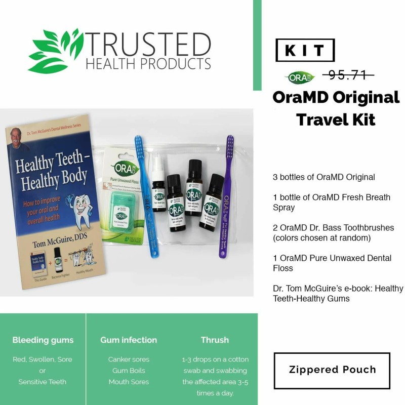 OraMD Original Kit 3 pack - Dentist Recommended Toothpaste Oral