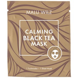 Malu Wilz Calming Black Tea Mask, Soothing Moisturising Face Mask, Face Care Against Irritated Skin with Hyaluronic Acid and Black Tea