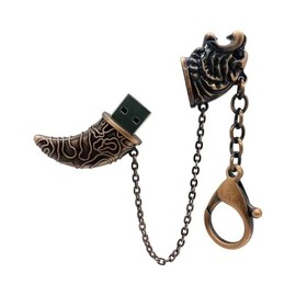 Funny USB Flash Drive, 1.1 oz (32 g), Cool USB 2.0 Flash Drive, Small, Metal, Keychain Included