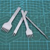 4 pieces leather craft tools 3 mm split leather 1