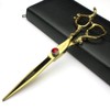 Gold and Black Gold Dragon 7 Inch Professional Hair Styling Scissors