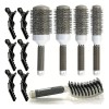 Set 11 Cepillo Cabello Ventilado Cerámica Térmico Brushing
