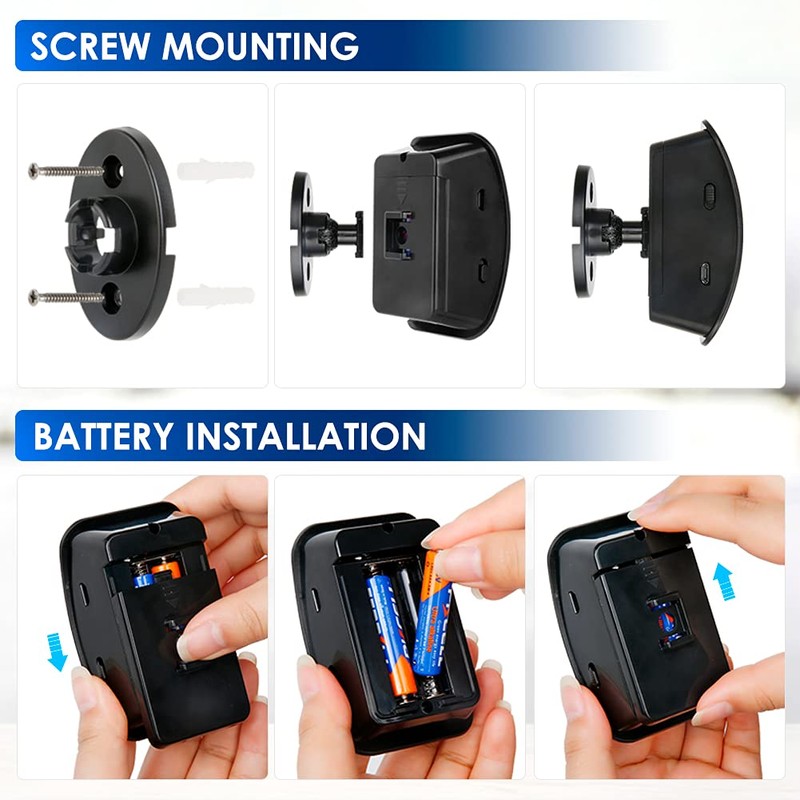 Passage Alarm Indoor Wireless Doorbell Motion Sensor Outdoor with Bell