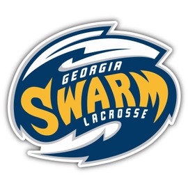 Decal Vinyl Sticker Georgia Swarm Lacrosse Durable for Bumpers, Helmets, Laptops, Water Bottles, Lockers (3" Longest Side)