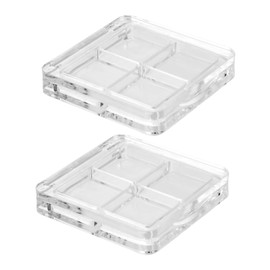 Ipetboom 2pcs Empty Eyeshadow Pans Diy Palette Magnetic Makeup Container for Women Eyeshadow Subpackaging Boxes