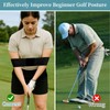 TMZELOA Golf Swing Training Aid Pack of 2 Golf Swing