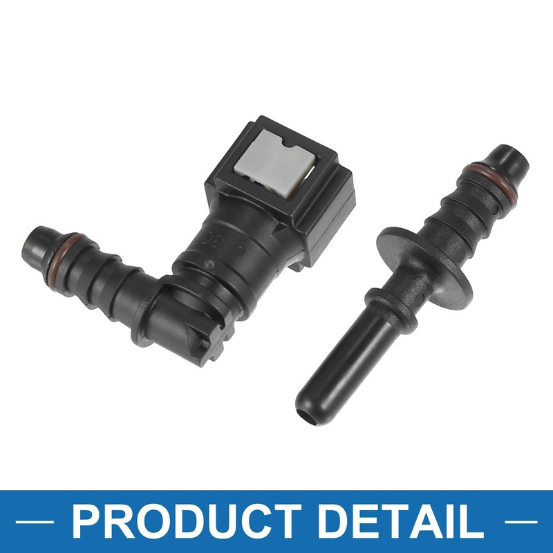 A ABSOPRO 90 Degree Fuel Line Hose 1/4 6.3mm SAE