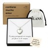Collar De Culpa Tuya Mia Corazon Regalo Novia Aniversario
