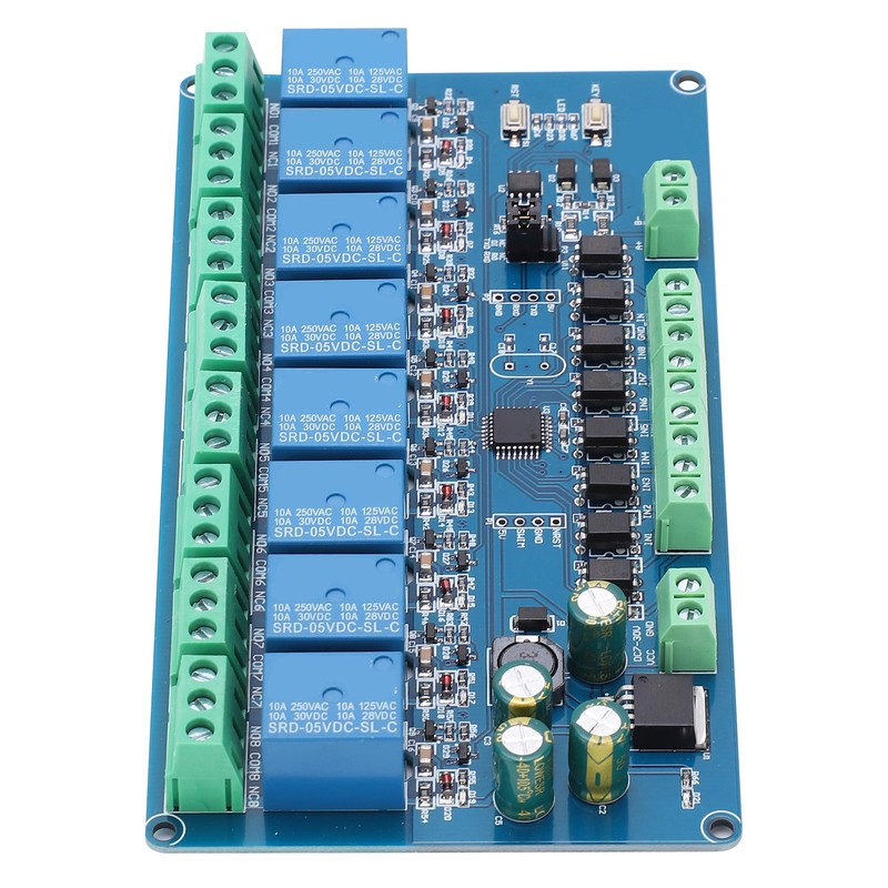 Relay Module 8 Channel Optocoupler Input Signal Detection Electronic Component