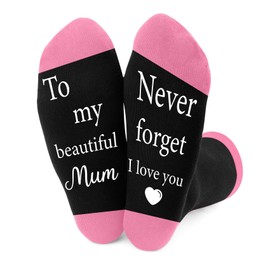DTUIEUI Gifts for Mum,Mum Christmas Gifts,Mum Gifts for Christmas,Mum Birthday Gifts,Xmas Gifts for Mum,Mum Socks,Mothers Day Gifts for Mum,Mother'S Day Gifts,Birthday Gifts for Mum From Daughter Son