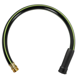 Worth 3/4 in. x 2 ft Short Leader PVC Garden Hose, Male to Female Fittings