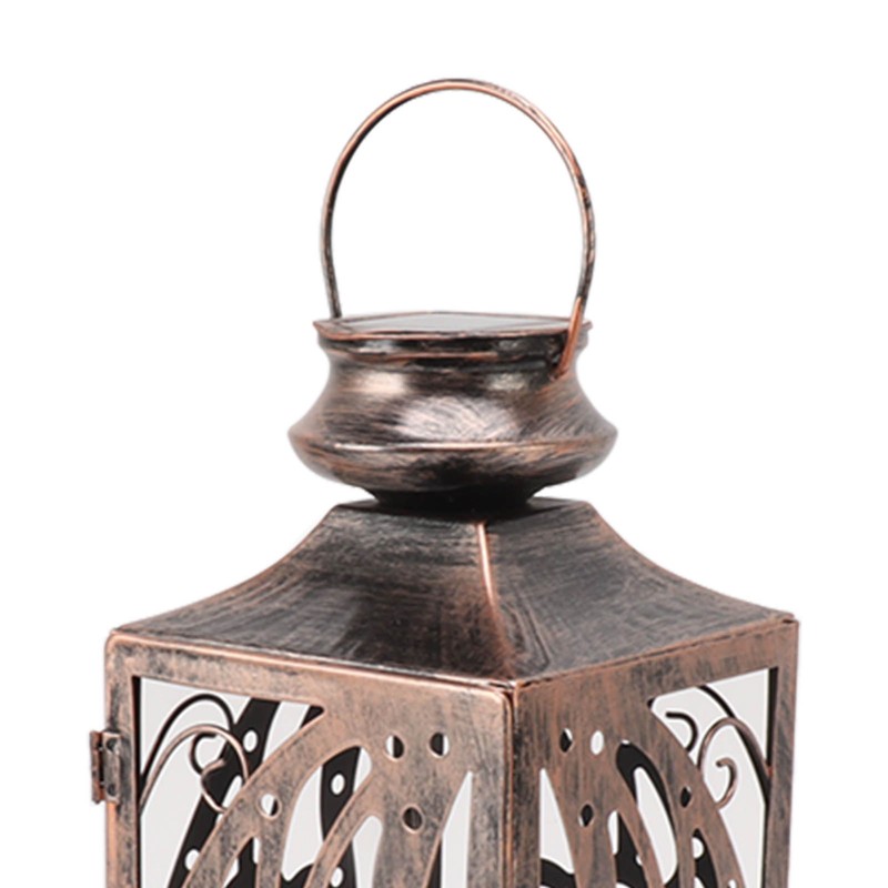 LED Solar Lantern Outdoor Hanging Hollow Out Butterfly Solar Light