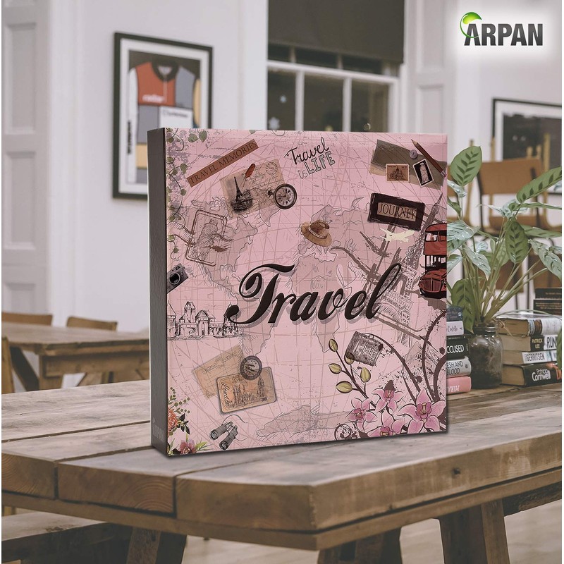 Arpan 4" x 6" Pocket Memo Photo Album for Travel