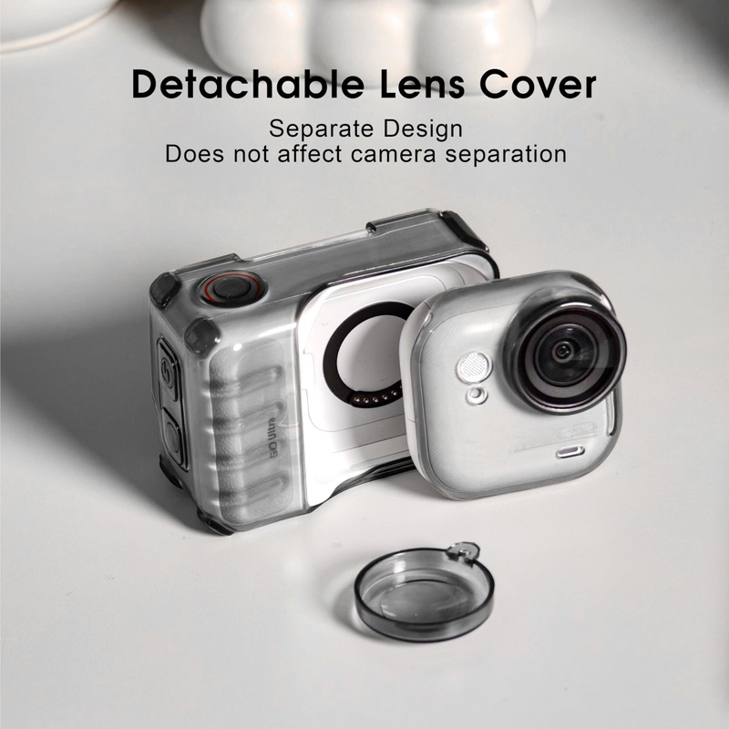 Insta 360 Go Ultra Compatible Protective Cover with Lens Cover