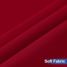 homing 2 Pack Rectangle Table Cloth, Elastic Fitted Fabric Tablecloth Fits for 6 Foot Folding Tables, Washable Table Cover for Picnic, Camping, Indoor & Outdoor (Wine Red, 30" x 72")