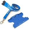 Support Worker Printed Lanyards with Safety Breakaway Clip with Double
