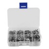200PCS Stainless Steel Lock Flat Washer,FS010113 Spring Washer Assortment,M5 M6