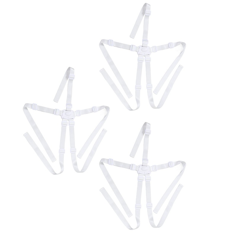 3 Set 5 Point High Chair Harness Replacement Adjustable Child
