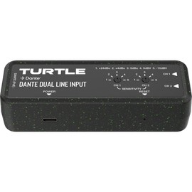 Turtle AV Dual-Channel Analog Euroblock Line Input to Dante Output Adapter
