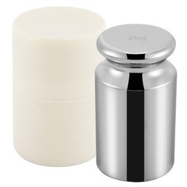 Bonvoisin 2KG Calibration Weight for Digital Scale, Class M1, Carbon Steel, Chrome Finish (2000g)
