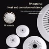 INDPROD Flange Pipe Cover Decoration, Fit 0.39"to 1.14" Outer Diameter