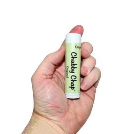 Un (1x) bálsamo labial grande Jumbo Chapstick Natural Chapstick sin petróleo original, 0.5 onzas