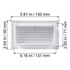 Vent Systems 120 x 60mm Rectangular Duct Grille - Straight